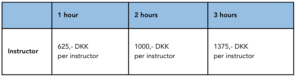 Skilesson prices